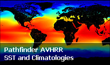 Pathfinder AVHRR SST and Climatologies