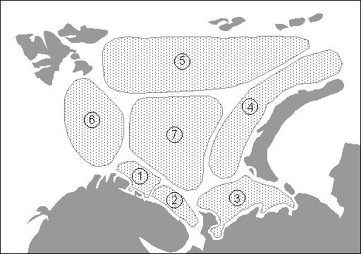 Regions of the Barents Sea