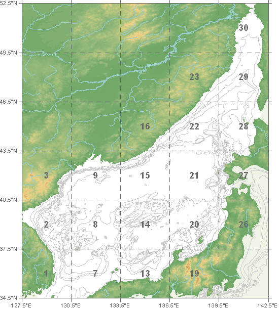 Japan Sea Map