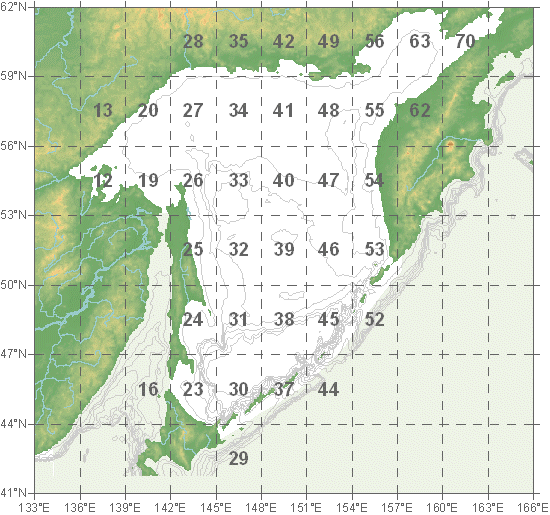 Okhotsk Sea Map