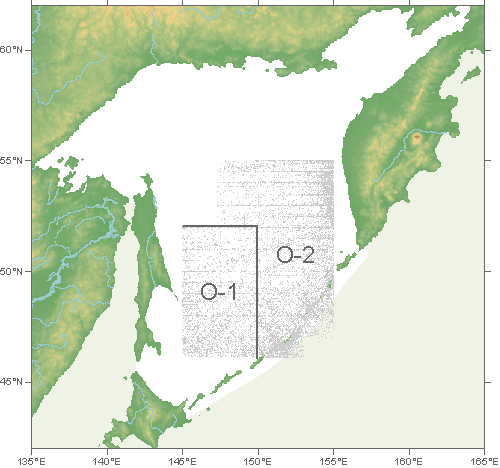 The Sea of Okhotsk Map