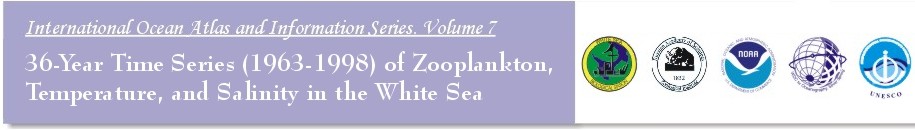 36-year Time Series (1963-1998) of Temperature, Salinity, and Zooplankton in the White Sea 36-year Time Series (1963-1998) of Temperature, Salinity, and Zooplankton in the White Sea