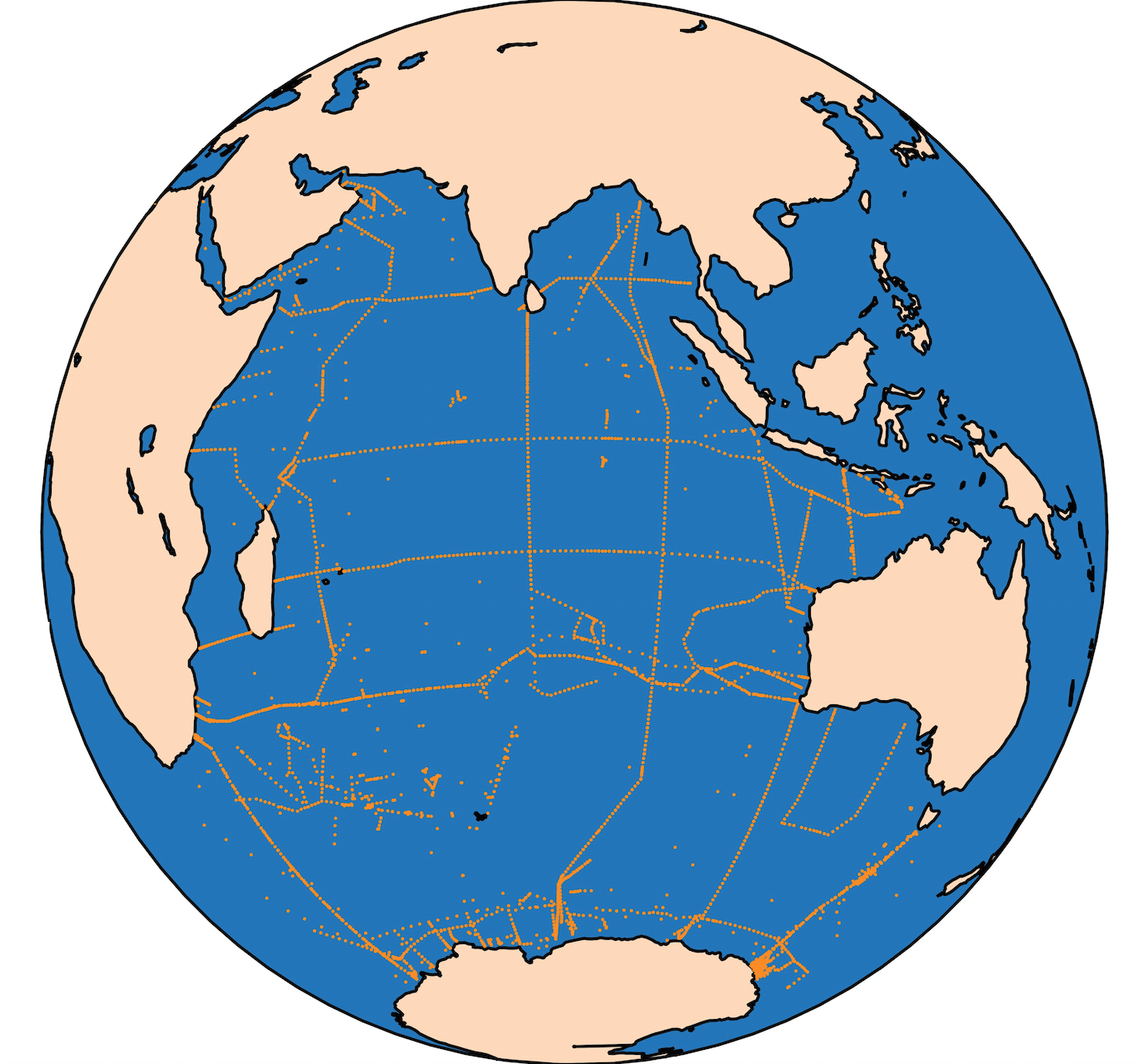 GLODAPv2 Indian Map