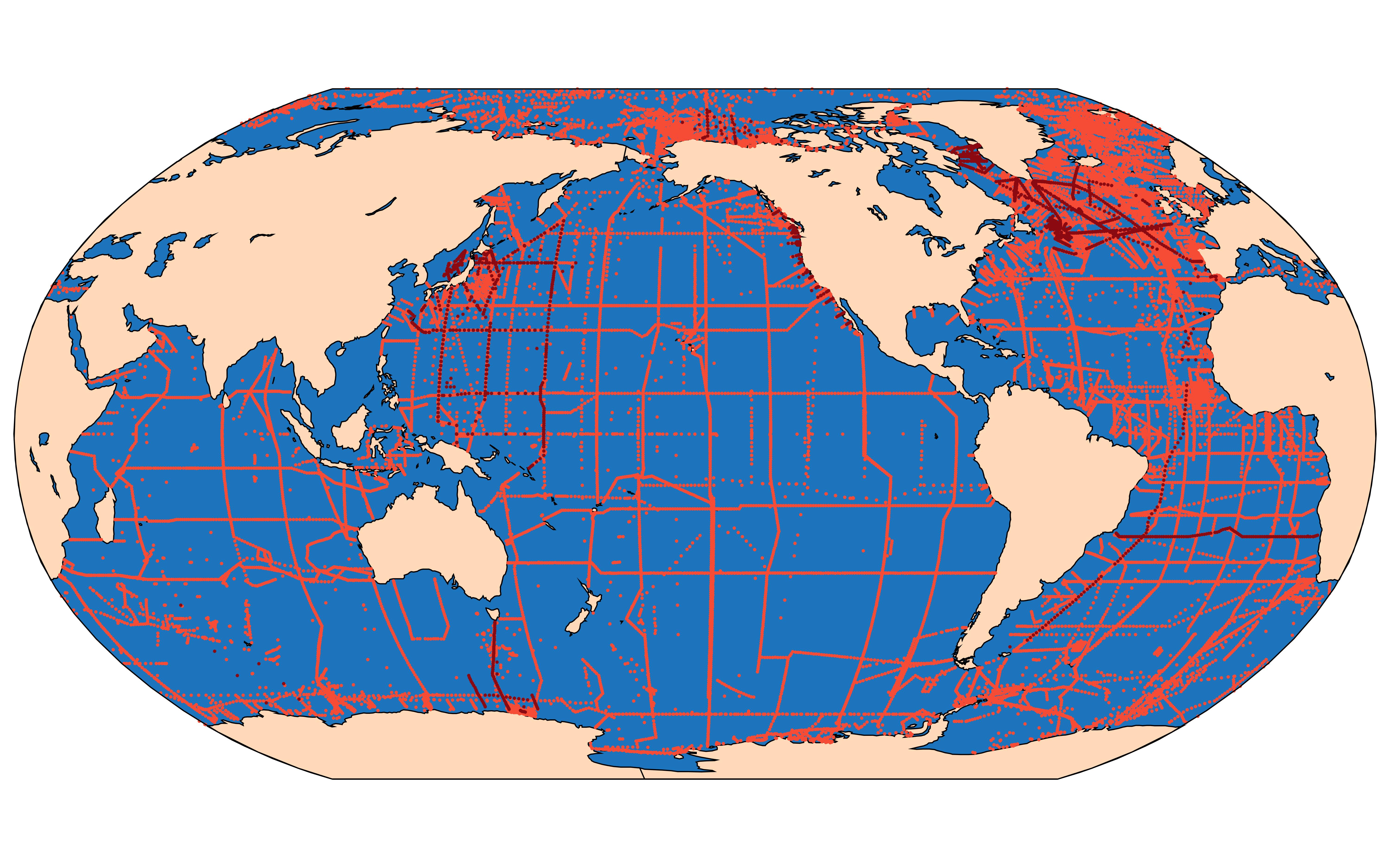 GLODAPv2.2020 Global Map