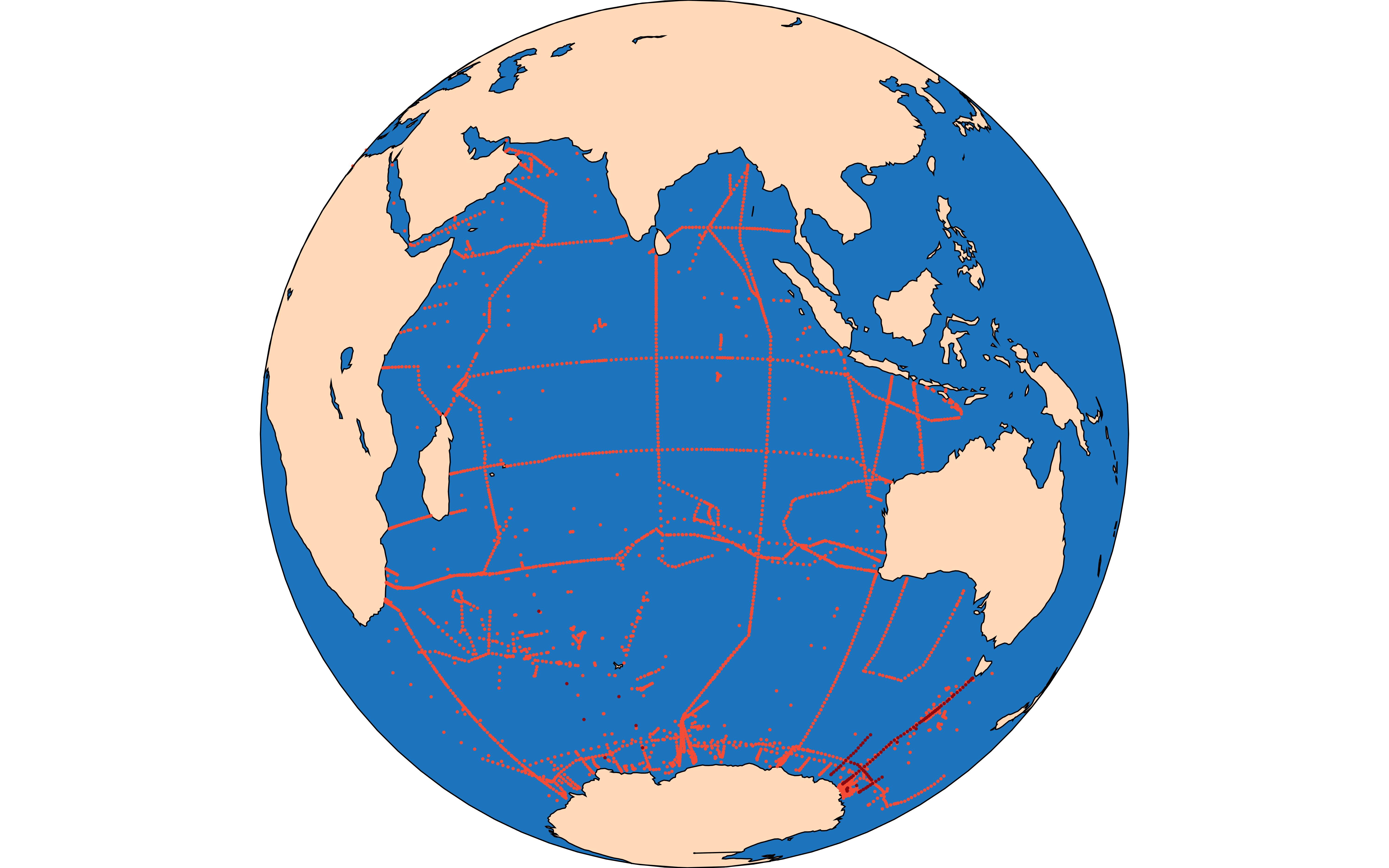 GLODAPv2.2020 Indian Map