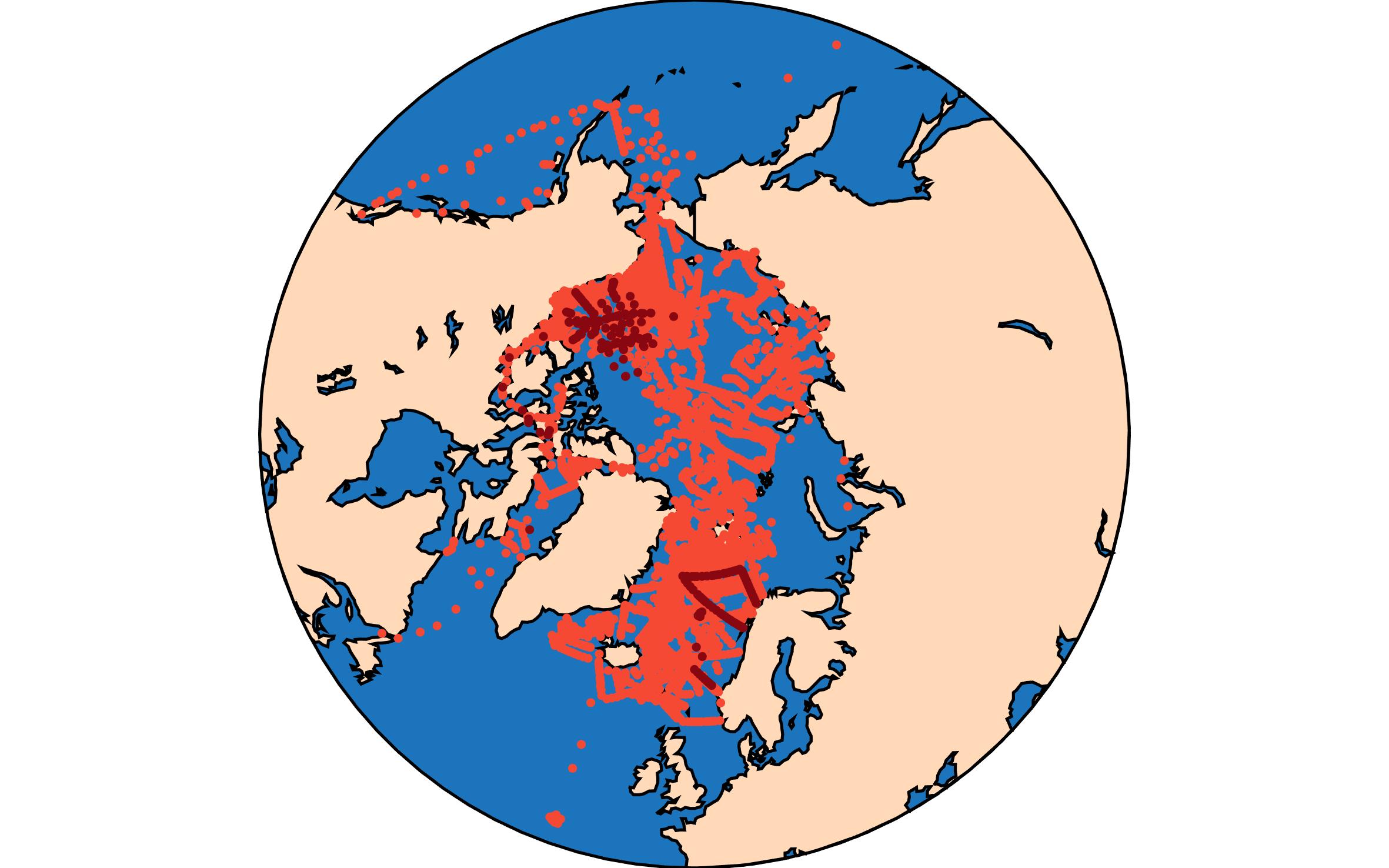 GLODAPv2.2021 Arctic Map